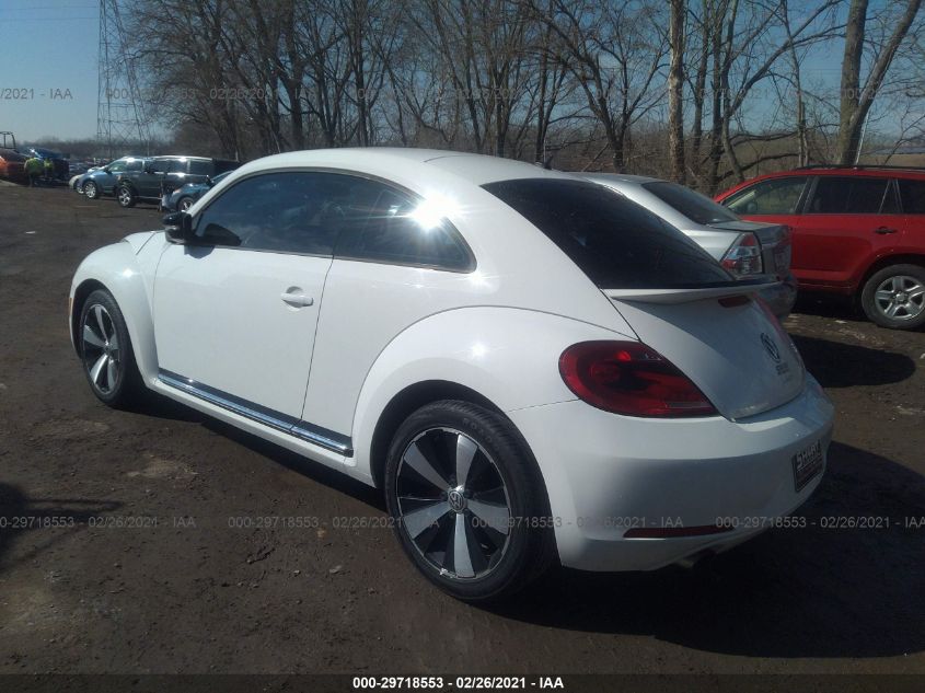 2013 VOLKSWAGEN BEETLE COUPE 2.0T TURBO 3VW467AT4DM612042