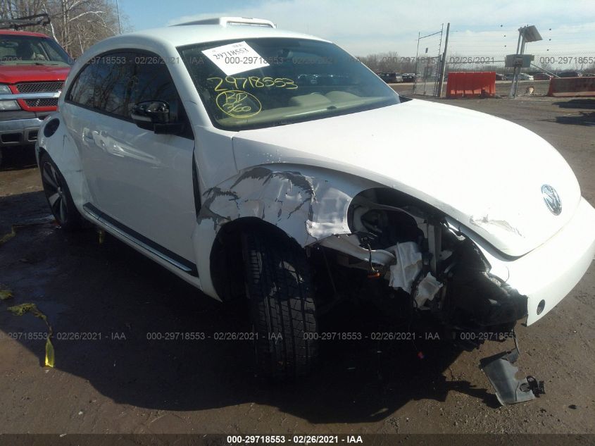 2013 VOLKSWAGEN BEETLE COUPE 2.0T TURBO 3VW467AT4DM612042