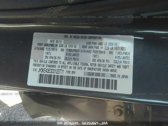 2013 MAZDA CX-5 GRAND TOURING JM3KE4DE0D0123771