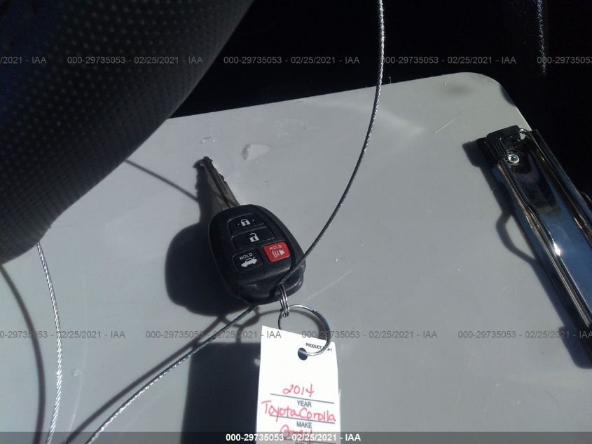 2014 TOYOTA COROLLA S 2T1BURHE6EC225778