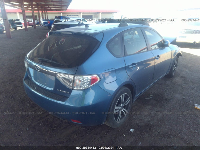 SUBARU IMPREZA WAGON 2009 JF1GH60649G800468 Photo 4