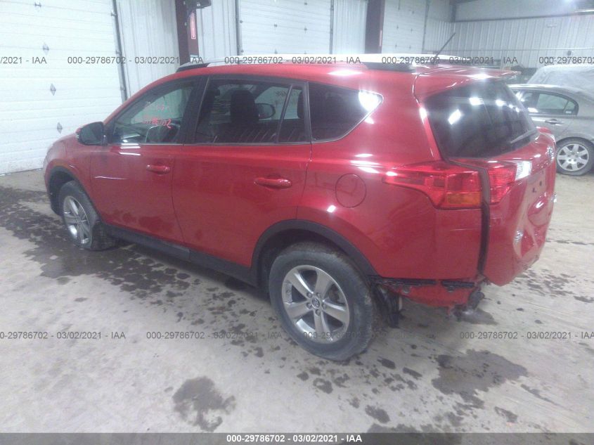 2015 TOYOTA RAV4 XLE 2T3RFREV5FW325438
