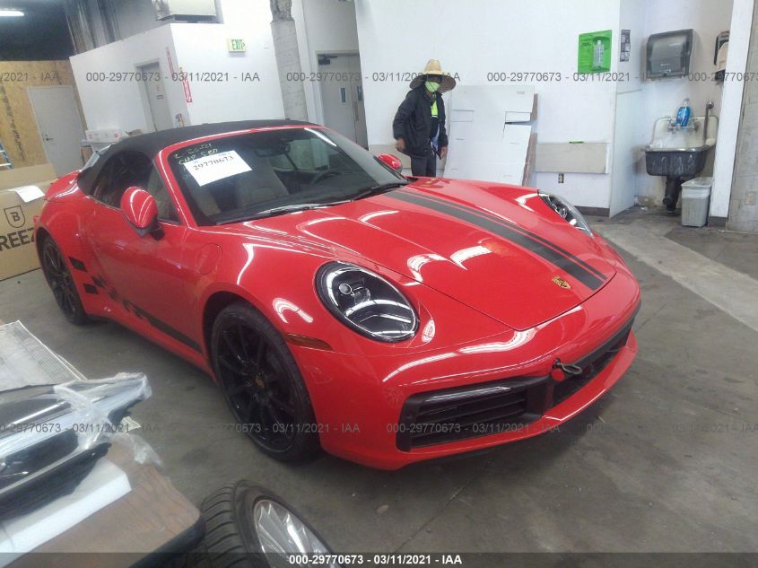 2020 PORSCHE 911, VIN: WP0CA2A98LS251845