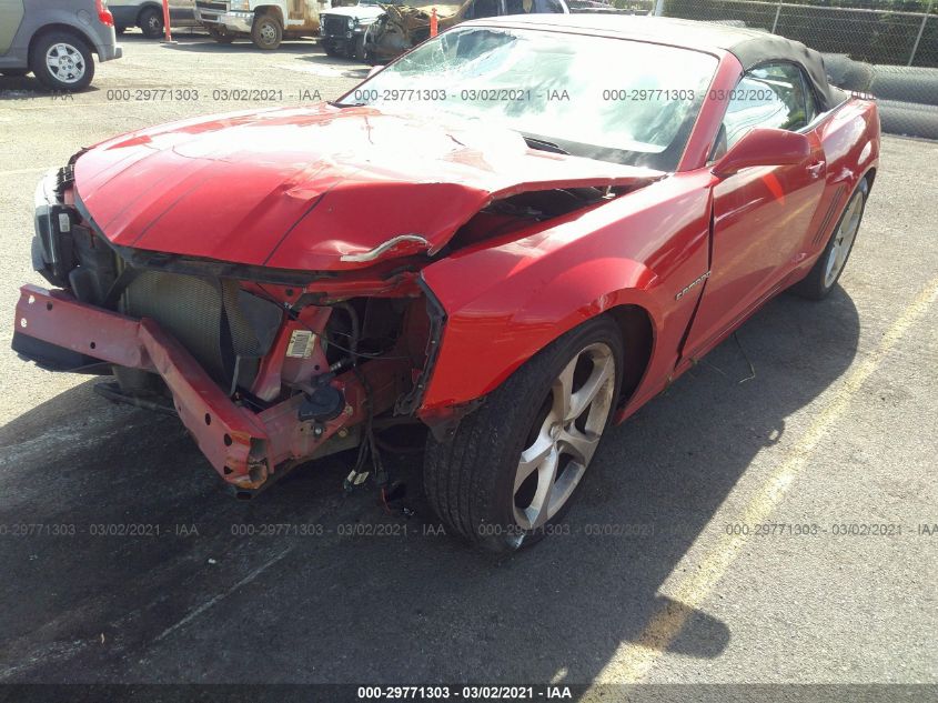 2015 CHEVROLET CAMARO LT 2G1FD3D37F9289907