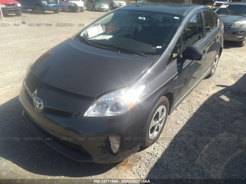 2014 TOYOTA PRIUS FOUR/FIVE/THREE/ONE/TWO JTDKN3DU9E0357774