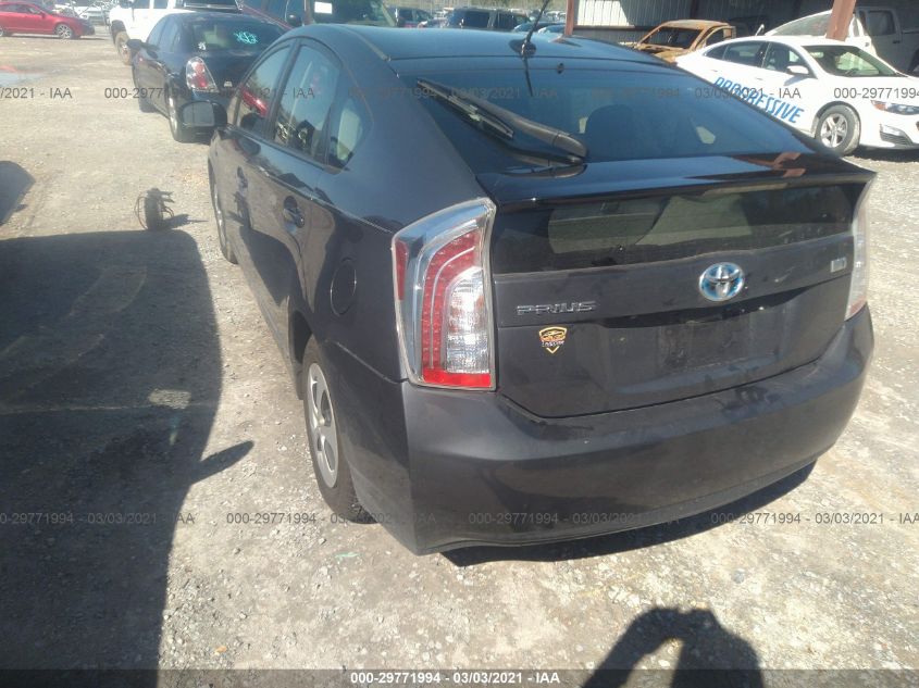 2014 TOYOTA PRIUS FOUR/FIVE/THREE/ONE/TWO JTDKN3DU9E0357774