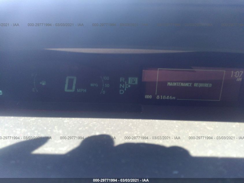 2014 TOYOTA PRIUS FOUR/FIVE/THREE/ONE/TWO JTDKN3DU9E0357774