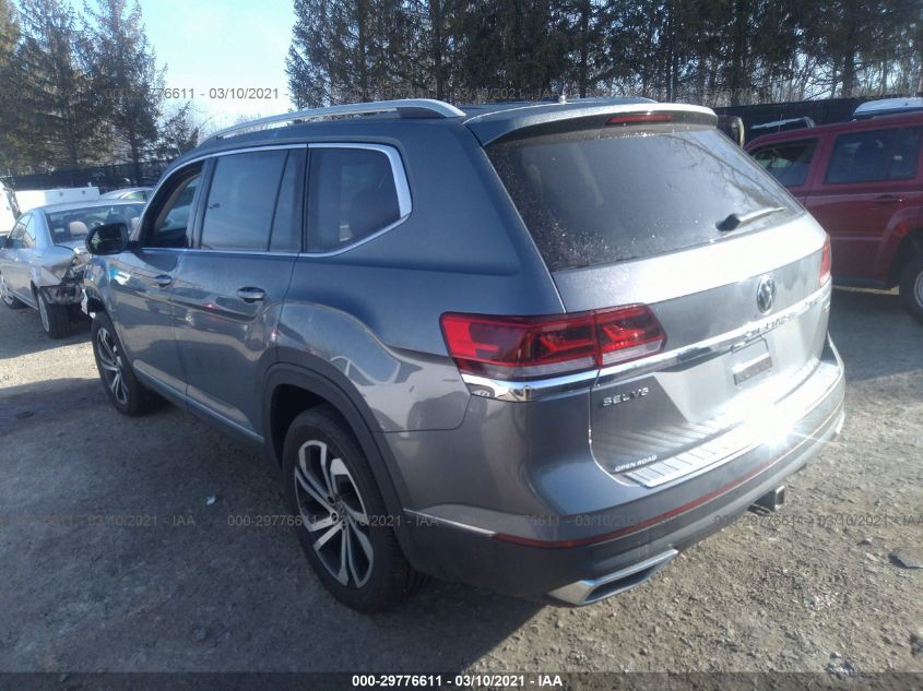 2021 VOLKSWAGEN ATLAS 3.6L V6 SEL PREMIUM 1V2TR2CA3MC555420