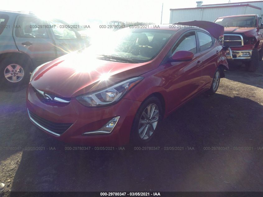 2016 HYUNDAI ELANTRA SE KMHDH4AE6GU477641