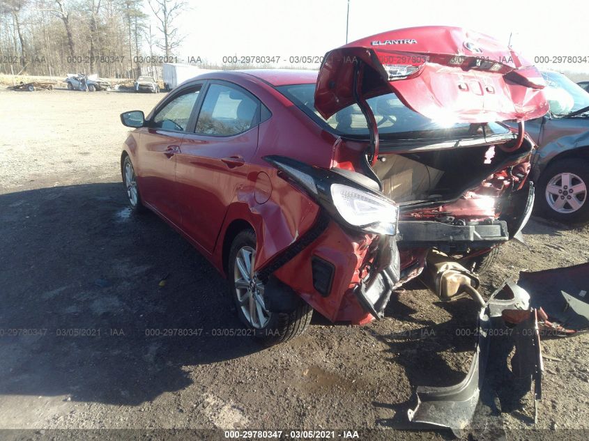 2016 HYUNDAI ELANTRA SE KMHDH4AE6GU477641