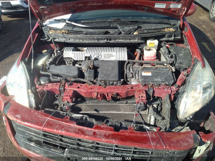2013 TOYOTA PRIUS ONE/TWO/THREE/FOUR/FIVE JTDKN3DU9D5686878