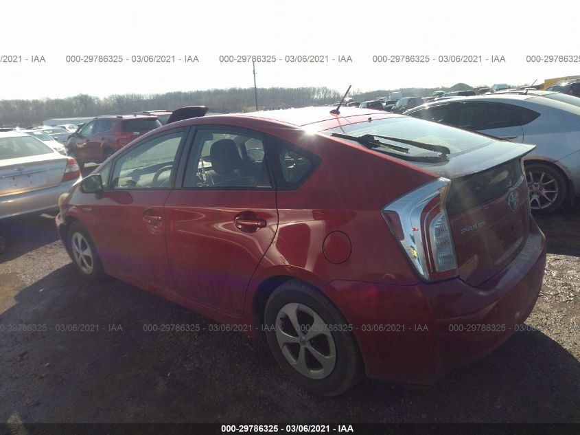 2013 TOYOTA PRIUS ONE/TWO/THREE/FOUR/FIVE JTDKN3DU9D5686878