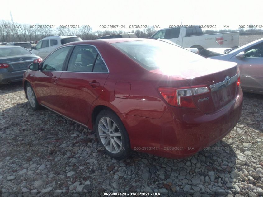 2014 TOYOTA CAMRY HYBRID LE/XLE/SE LIMITED EDITION 4T1BD1FK3EU112038
