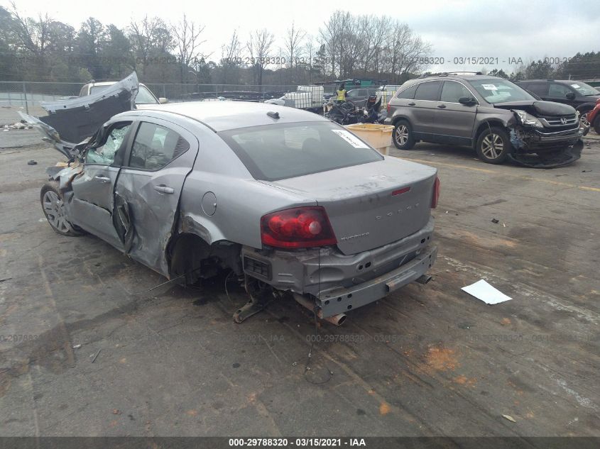 2014 DODGE AVENGER SE 1C3CDZAG2EN148151