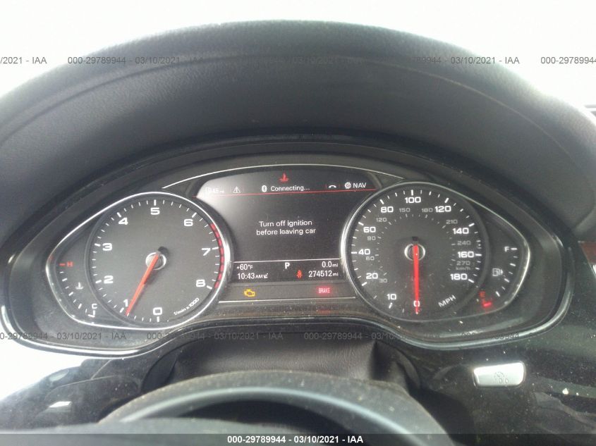 2013 AUDI A8 L 3.0L WAURGAFDXDN012035