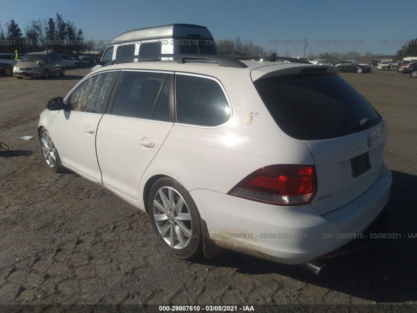 2013 VOLKSWAGEN JETTA SPORTWAGEN TDI W/SUNROOF 3VWML7AJ4DM655528