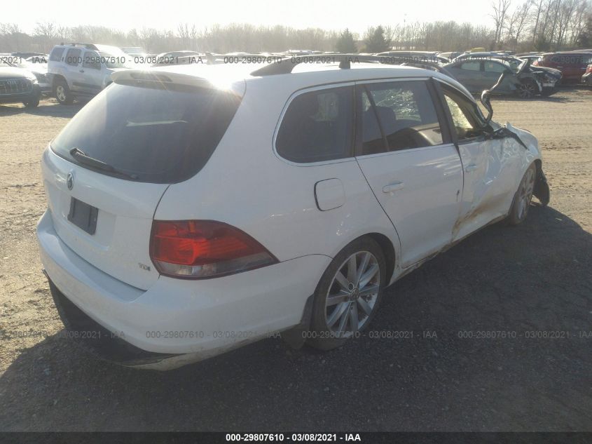 2013 VOLKSWAGEN JETTA SPORTWAGEN TDI W/SUNROOF 3VWML7AJ4DM655528