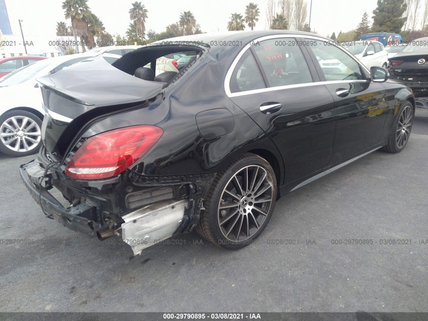 Auction sale of the 2017 MERCEDES BENZ C CLASS , vin: 55SWF4JBXHU187517, lot number: 29790895