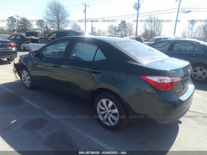 2014 TOYOTA COROLLA LE 2T1BURHEXEC138336