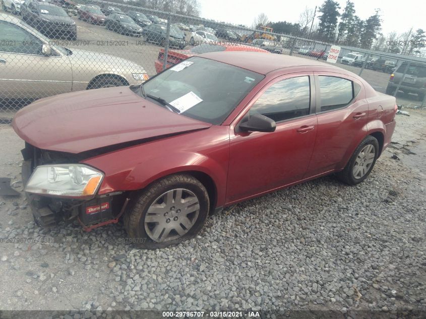 2014 DODGE AVENGER SE 1C3CDZAB2EN145996