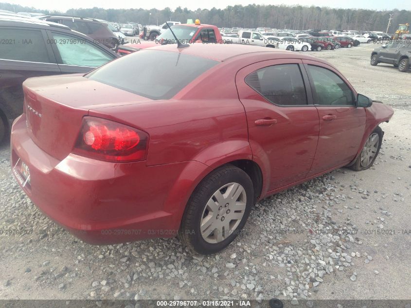 2014 DODGE AVENGER SE 1C3CDZAB2EN145996