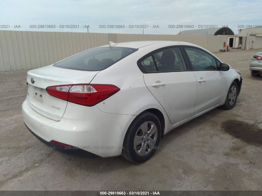 2016 KIA FORTE LX KNAFK4A63G5501313
