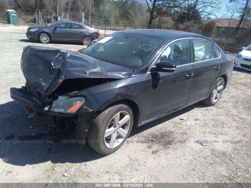 2013 VOLKSWAGEN PASSAT SE 1VWBP7A37DC102144