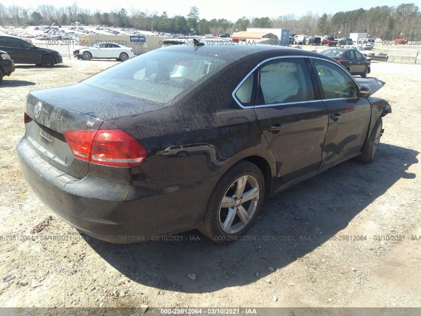 2013 VOLKSWAGEN PASSAT SE 1VWBP7A37DC102144