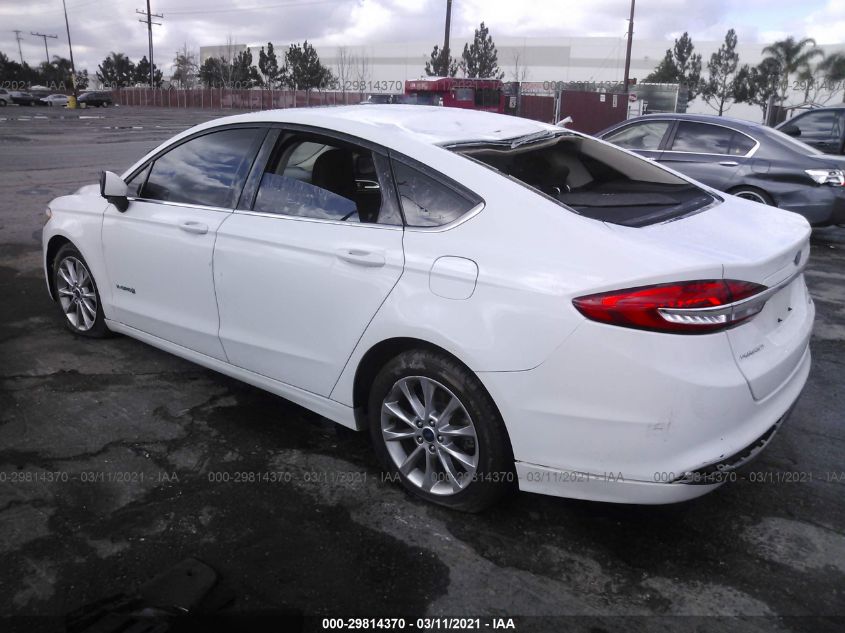 2017 FORD FUSION HYBRID SE 3FA6P0LU1HR295812