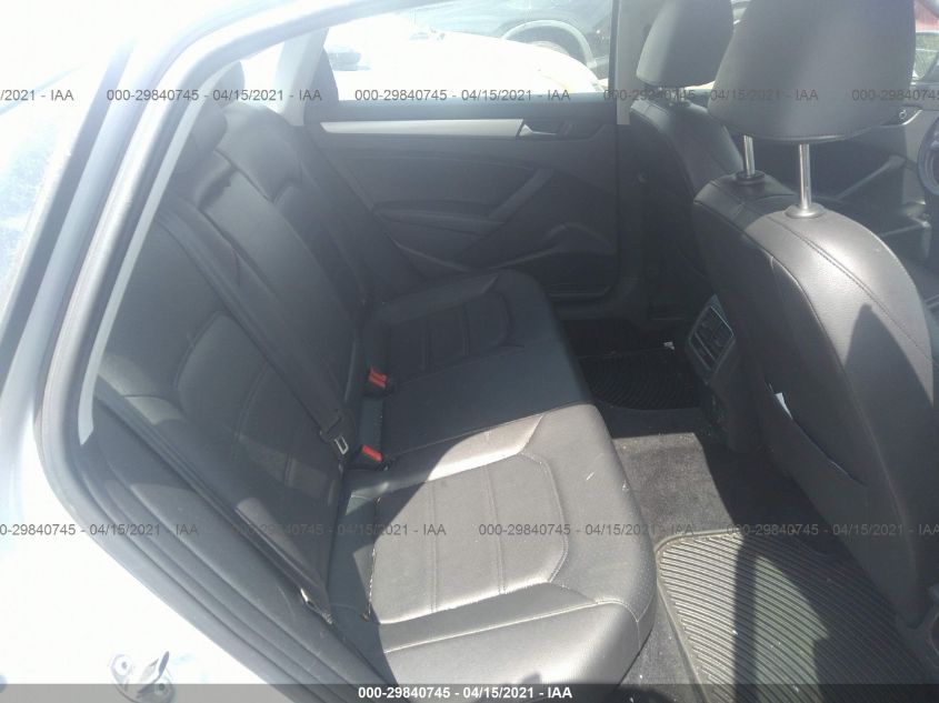 2013 VOLKSWAGEN PASSAT SE W/SUNROOF 1VWBP7A36DC070352