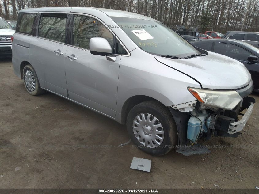 2013 NISSAN QUEST S JN8AE2KP3D9064180