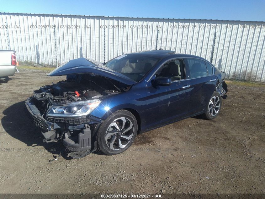 2017 HONDA ACCORD SEDAN EX-L V6 1HGCR3F8XHA042197