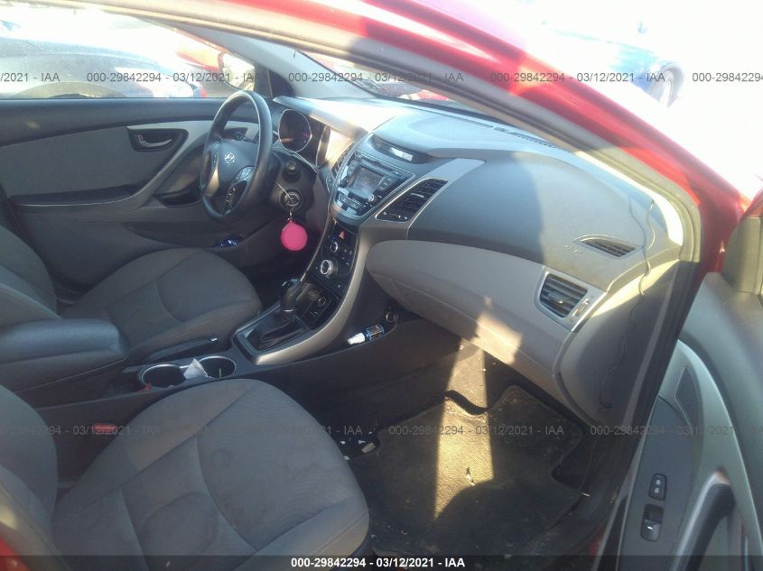 2014 HYUNDAI ELANTRA SE KMHDH4AEXEU117219