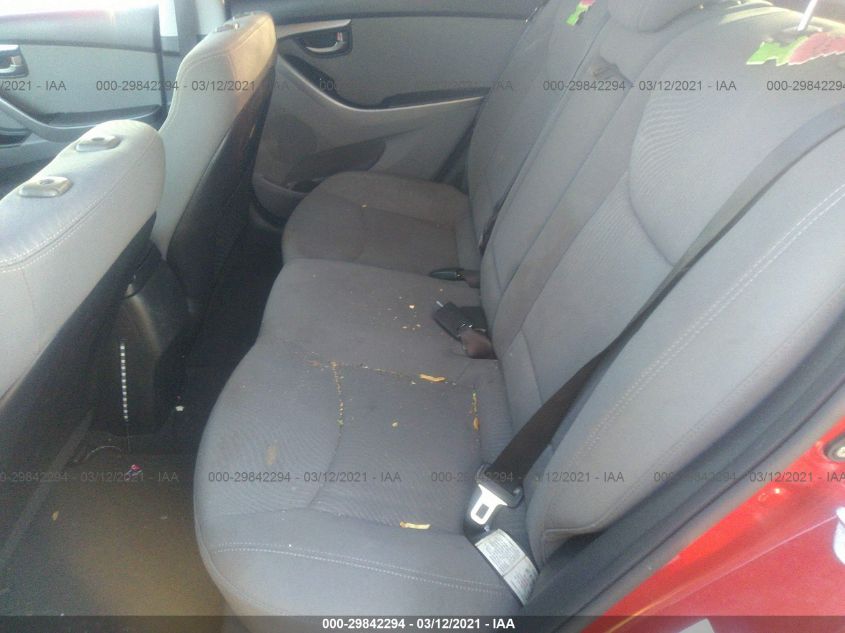 2014 HYUNDAI ELANTRA SE KMHDH4AEXEU117219