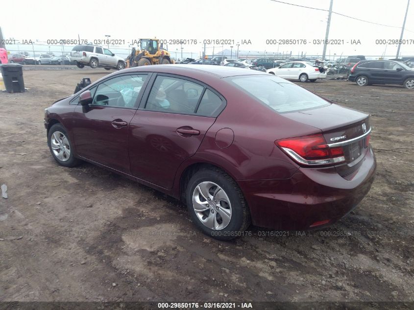 2013 HONDA CIVIC SDN LX 19XFB2F59DE079748