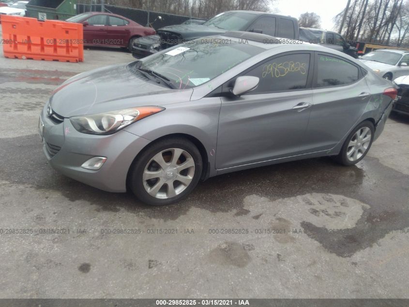 2013 HYUNDAI ELANTRA LIMITED KMHDH4AE6DU578951