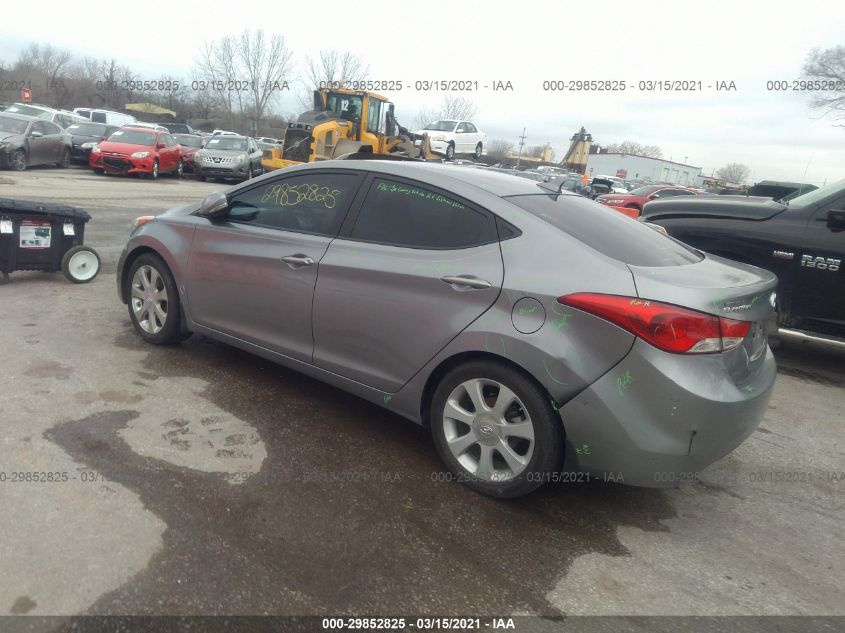 2013 HYUNDAI ELANTRA LIMITED KMHDH4AE6DU578951