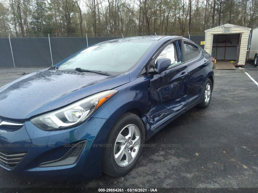 2015 HYUNDAI ELANTRA SE 5NPDH4AE6FH590471