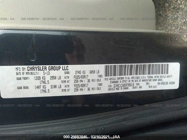 2013 CHRYSLER TOWN & COUNTRY TOURING-L 2C4RC1CG8DR785618
