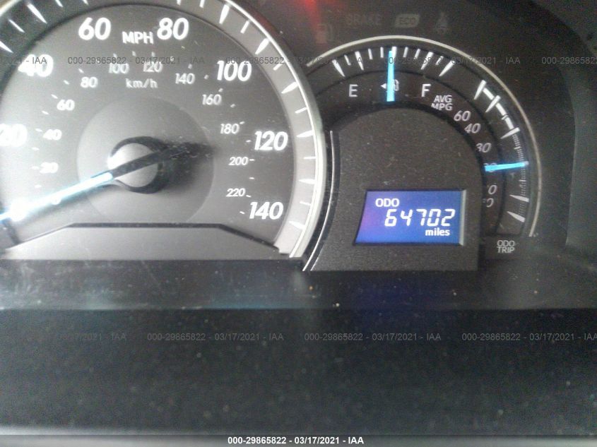 2014 TOYOTA CAMRY L/LE/XLE/SE/SE SPORT 4T4BF1FK9ER372637