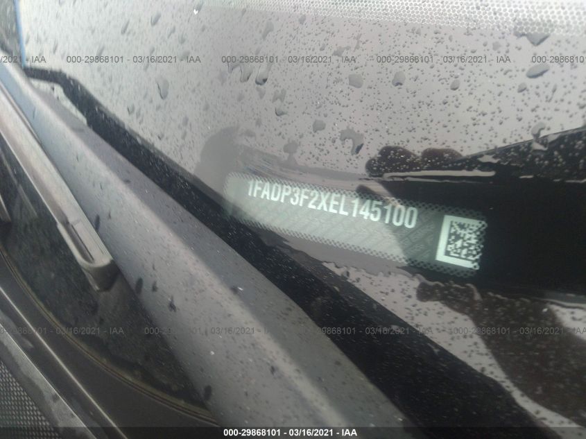 2014 FORD FOCUS SE 1FADP3F2XEL145100