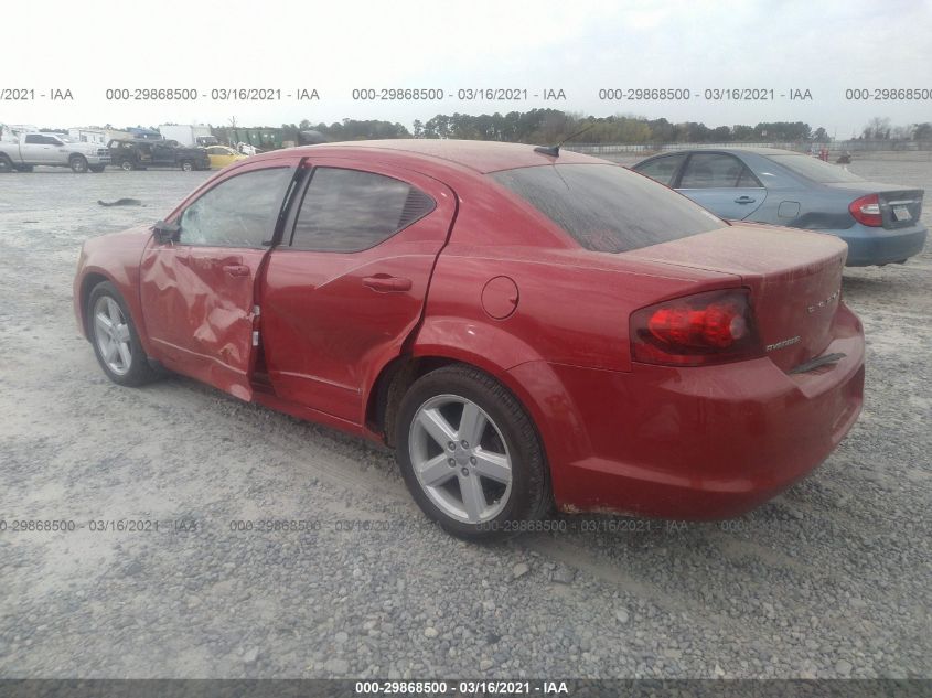 2013 DODGE AVENGER SE 1C3CDZAB3DN741536