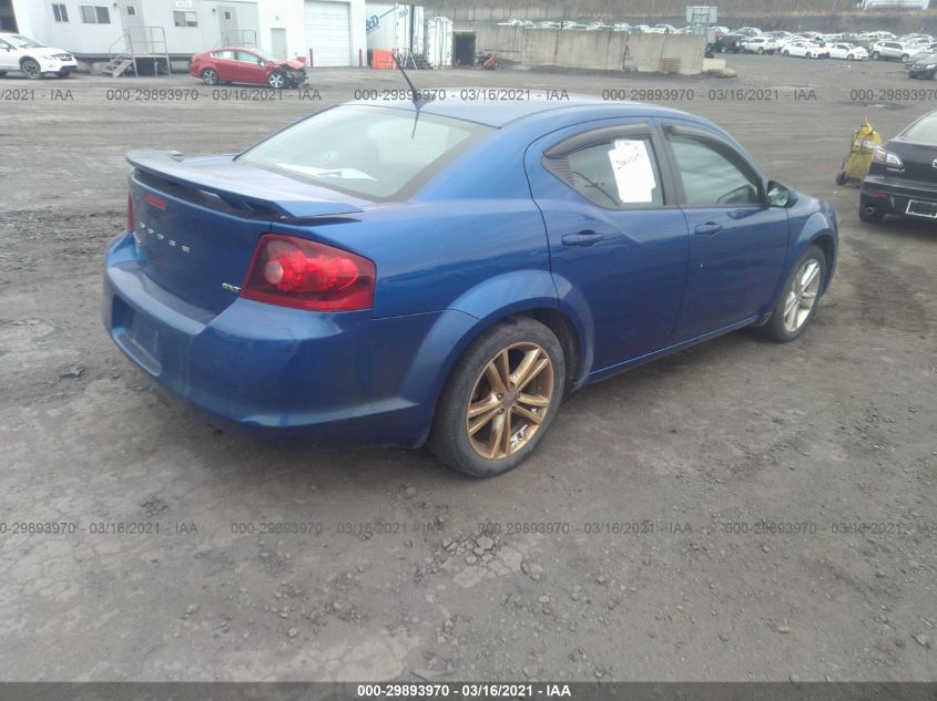 2013 DODGE AVENGER SXT 1C3CDZCB8DN596491