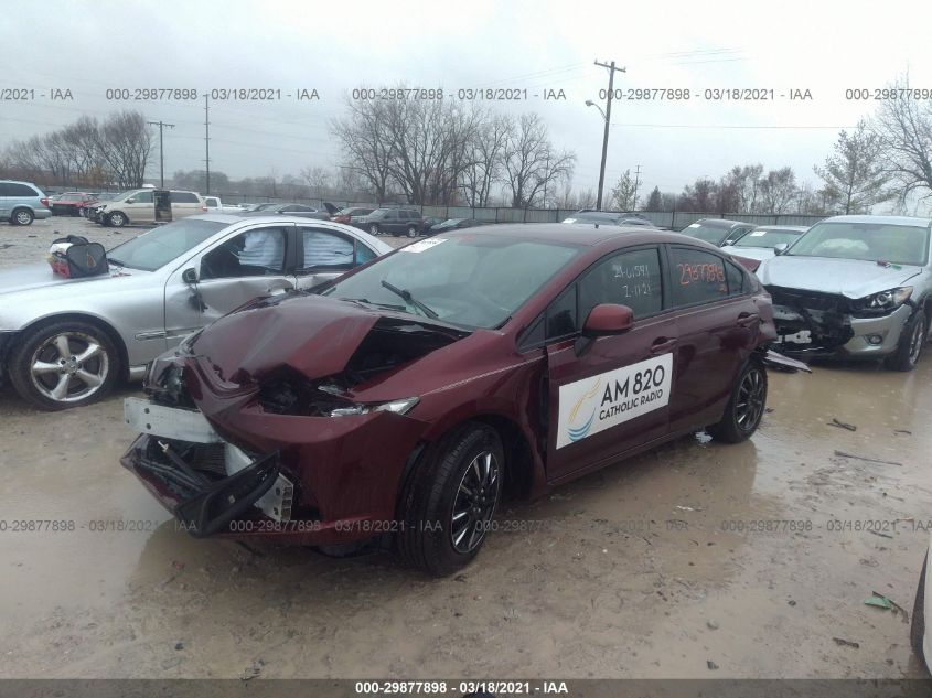 2013 HONDA CIVIC LX 19XFB2F51DE002775