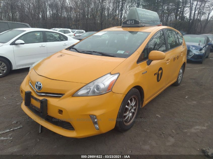 2014 TOYOTA PRIUS V TWO/THREE/FIVE JTDZN3EU8E3333008