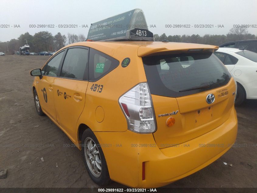 2014 TOYOTA PRIUS V TWO/THREE/FIVE JTDZN3EU8E3333008