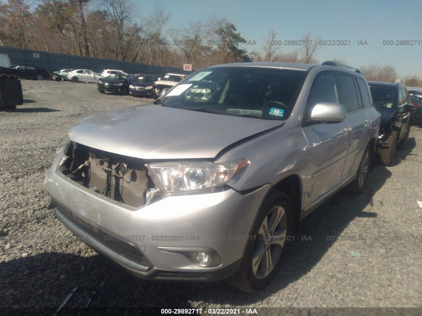 2013 TOYOTA HIGHLANDER LIMITED 5TDDK3EH1DS195721