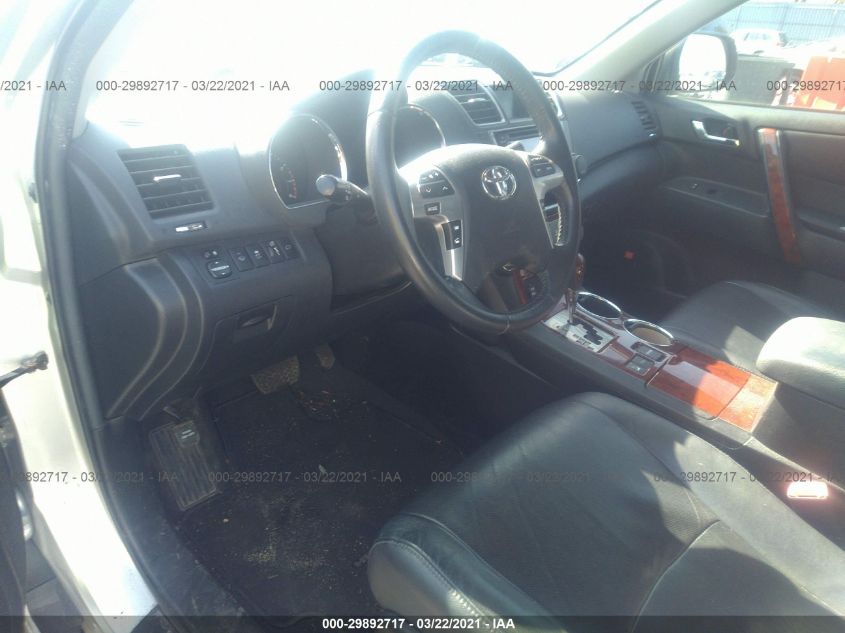 2013 TOYOTA HIGHLANDER LIMITED 5TDDK3EH1DS195721