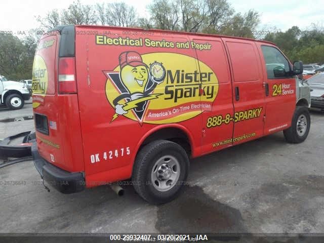 2014 CHEVROLET EXPRESS CARGO VAN 1GCWGFCA3E1211577