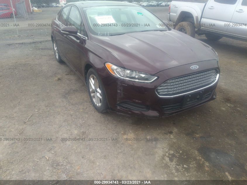 2013 FORD FUSION SE 3FA6P0H73DR101892